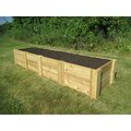 Patioplus Deep Root Cedar Raised Garden Bed, 2 ft. x 8 ft. x 16.5 in. PA2653274